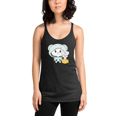 Bon-E Elephant Chums Women's Racerback Tank