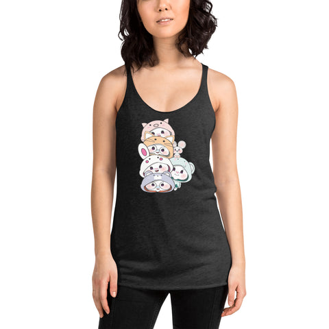 Ben-E & Bon-E Chums Stack Women's Racerback Tank