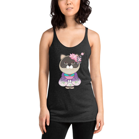 Maya Butterfly Kimono Women's Racerback Tank