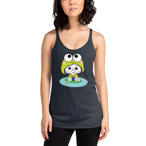 Ben-E Frog Fishing Women's Racerback Tank