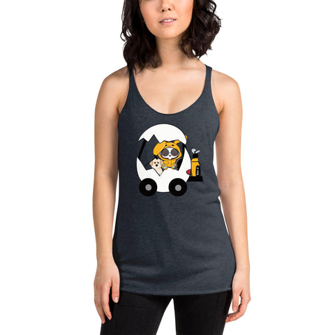 Ben-E Tama Golf Cart Women's Racerback Tank