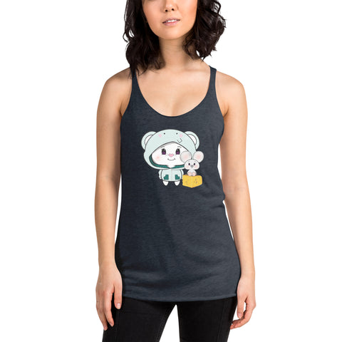 Bon-E Elephant Chums Women's Racerback Tank