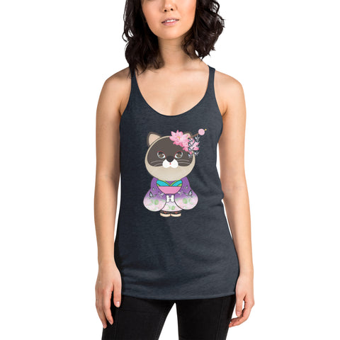 Maya Butterfly Kimono Women's Racerback Tank