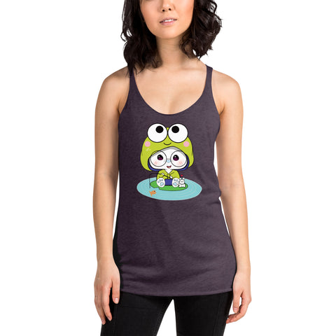 Ben-E Frog Fishing Women's Racerback Tank