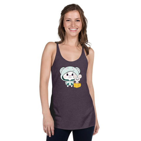 Bon-E Elephant Chums Women's Racerback Tank