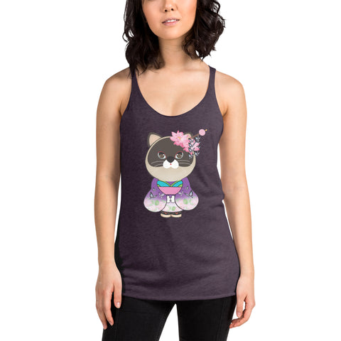 Maya Butterfly Kimono Women's Racerback Tank