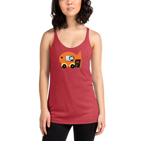 Ben-E Fish Truck Women's Racerback Tank