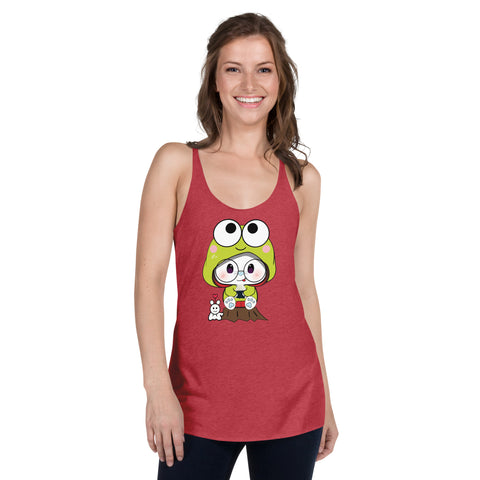 Ben-E Frog Musubi Women's Racerback Tank
