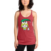 Ben-E Frog Leaf Umbrella Women's Racerback Tank