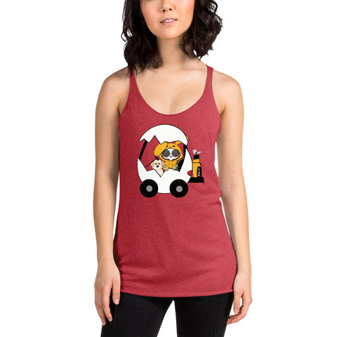 Ben-E Tama Golf Cart Women's Racerback Tank
