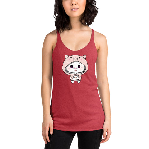Bon-E Pig Chums Women's Racerback Tank