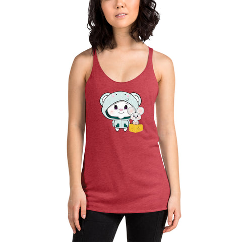 Bon-E Elephant Chums Women's Racerback Tank