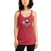 Ben-E Cat Bicycle Women's Racerback Tank