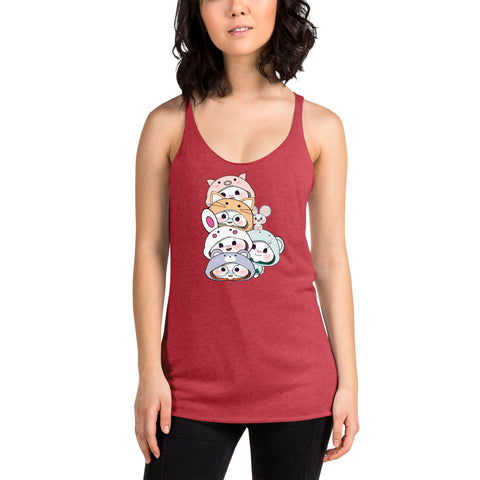 Ben-E & Bon-E Chums Stack Women's Racerback Tank