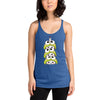 Ben-E Frog Stack Women's Racerback Tank