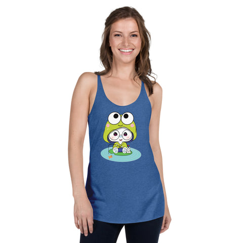 Ben-E Frog Fishing Women's Racerback Tank