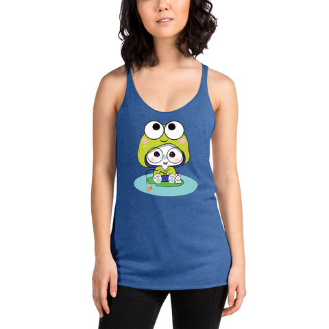 Ben-E Frog Fishing Women's Racerback Tank