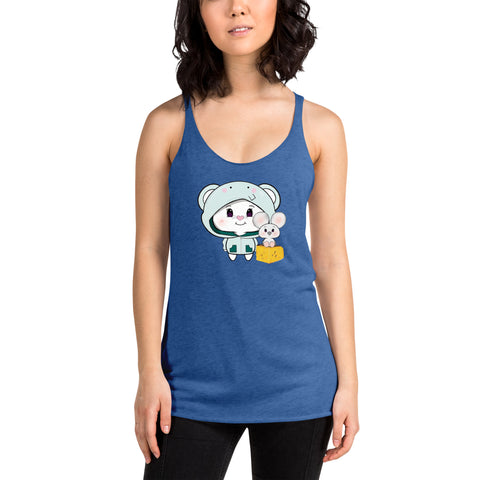 Bon-E Elephant Chums Women's Racerback Tank