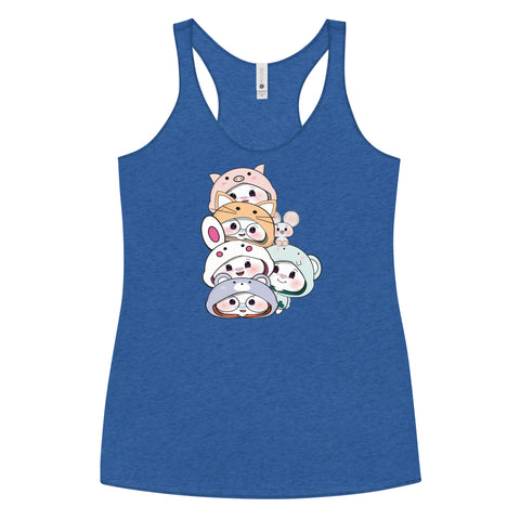 Ben-E & Bon-E Chums Stack Women's Racerback Tank