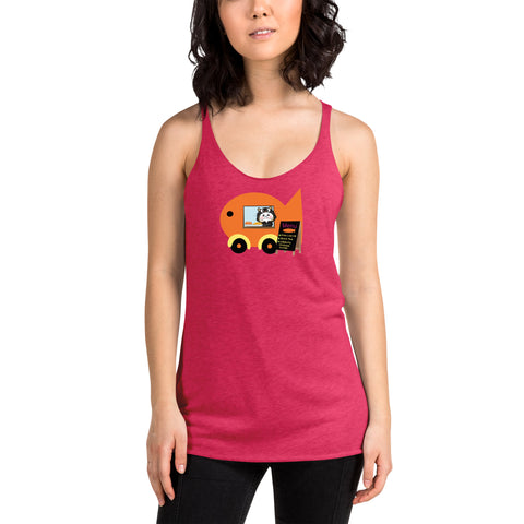 Ben-E Fish Truck Women's Racerback Tank