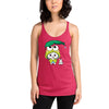 Ben-E Frog Leaf Umbrella Women's Racerback Tank