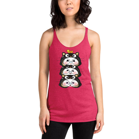 Ben-E Cat Women's Racerback Tank