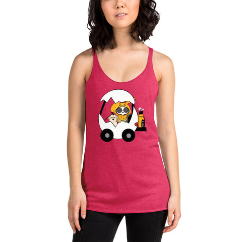 Ben-E Tama Golf Cart Women's Racerback Tank
