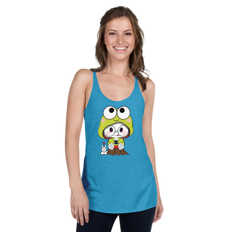 Ben-E Frog Musubi Women's Racerback Tank