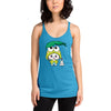 Ben-E Frog Leaf Umbrella Women's Racerback Tank