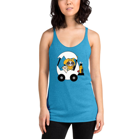 Ben-E Tama Golf Cart Women's Racerback Tank