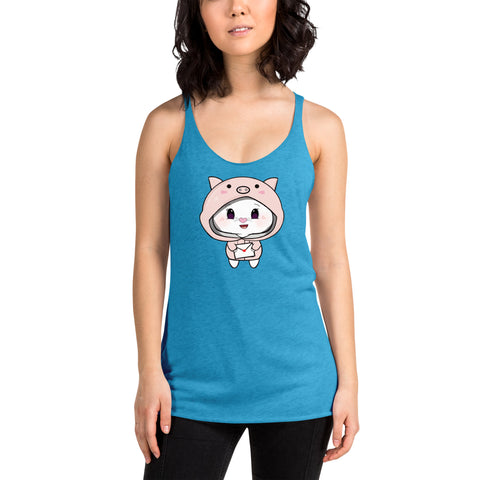 Bon-E Pig Chums Women's Racerback Tank