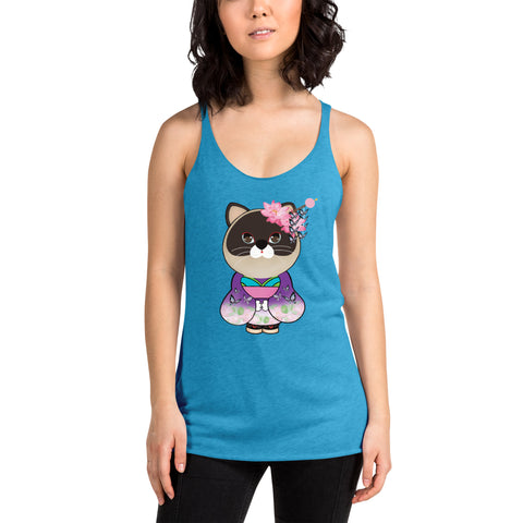 Maya Butterfly Kimono Women's Racerback Tank