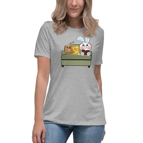 Ben-E Couch Potato Women's Relaxed T-Shirt