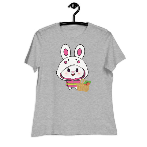 Bon-E Bunny Basket Women's Relaxed T-Shirt