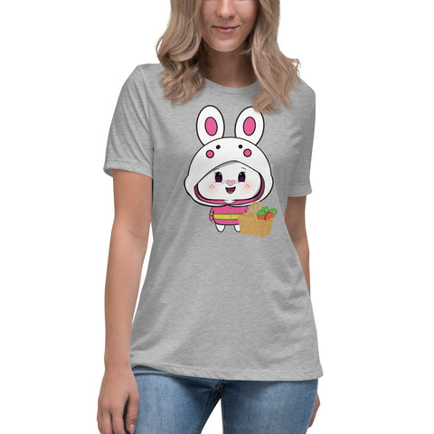 Bon-E Bunny Basket Women's Relaxed T-Shirt
