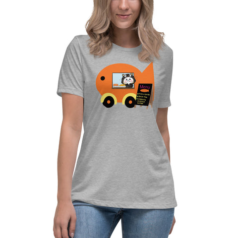 Ben-E Cat Fish Truck Women's Relaxed T-Shirt