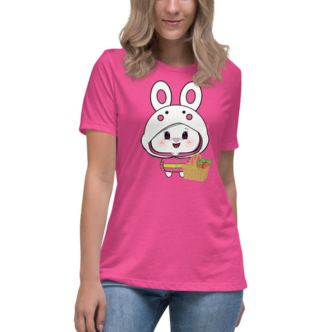 Bon-E Bunny Basket Women's Relaxed T-Shirt