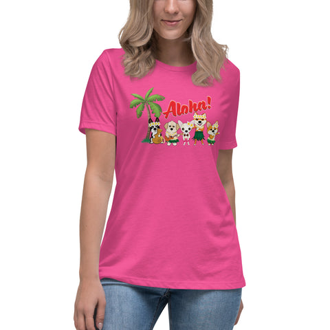 Aloha Dogs Women's Relaxed T-Shirt