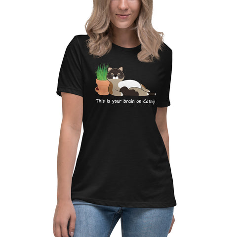 Maya Brain on Catnip Women's Relaxed T-Shirt