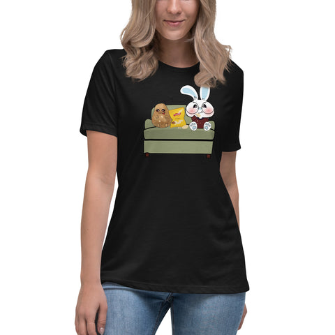 Ben-E Couch Potato Women's Relaxed T-Shirt