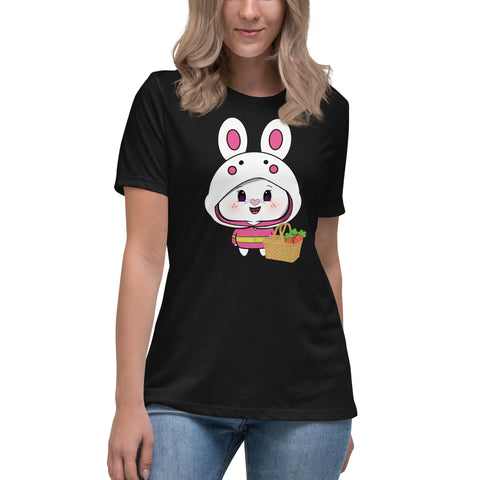 Bon-E Bunny Basket Women's Relaxed T-Shirt