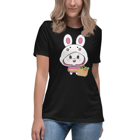 Bon-E Bunny Basket Women's Relaxed T-Shirt