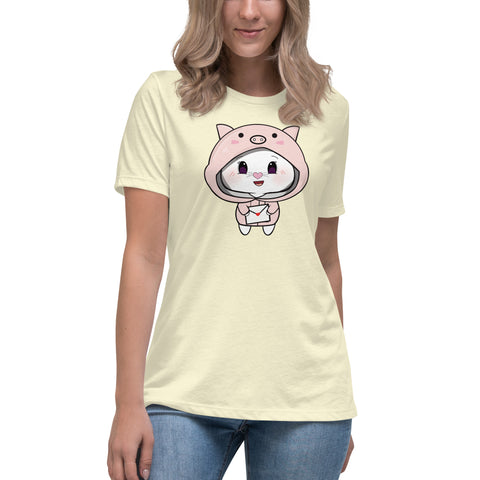 Bon-E Pig Chums Women's Relaxed T-Shirt