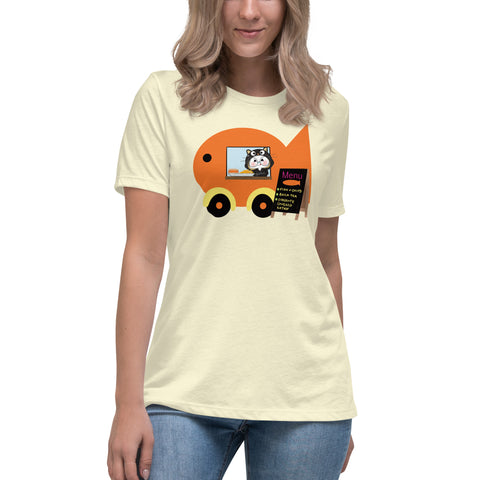 Ben-E Cat Fish Truck Women's Relaxed T-Shirt