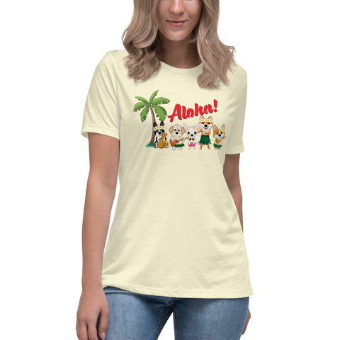 Aloha Dogs Women's Relaxed T-Shirt