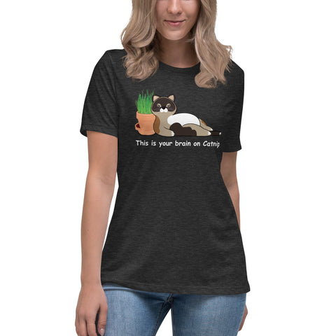 Maya Brain on Catnip Women's Relaxed T-Shirt