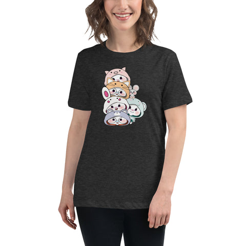 Ben-E & Bon-E Chums Stack Women's Relaxed T-Shirt