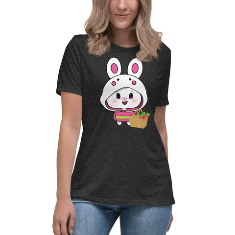 Bon-E Bunny Basket Women's Relaxed T-Shirt
