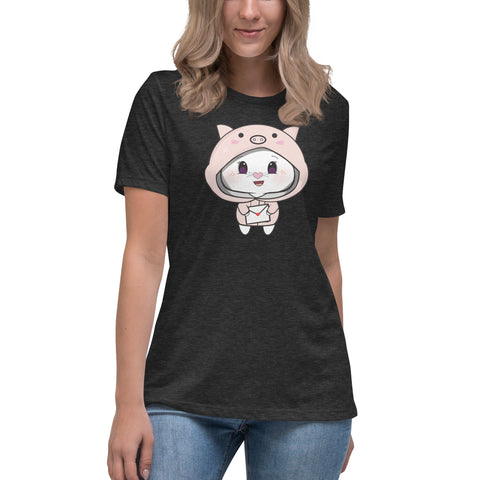 Bon-E Pig Chums Women's Relaxed T-Shirt