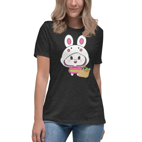 Bon-E Bunny Basket Women's Relaxed T-Shirt